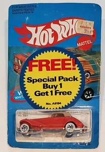 1982 Hot Wheels Mercedes 540K Roadster 1930’s 3911 Red w/Tan Roof & Whitewalls - Picture 1 of 3