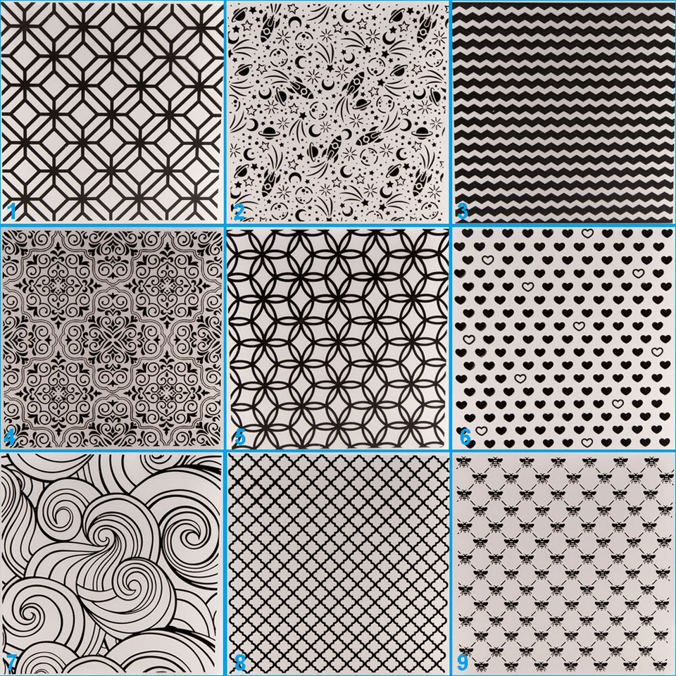 Flower Grid Net Plastic Embossing Folders Template Dies Stencil Lace Vine Frame - Image 1 of 1