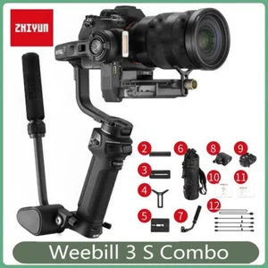 Zhiyun Weebill 3 S 3S Combo Gimbal Stabilizer 3-Axis Handheld Video Stabilizer - Picture 1 of 11