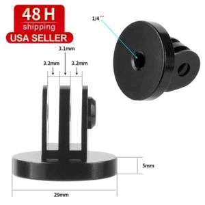 Pro 4 Accessories Mount Gopro Action Go 9 Aluminium Alloy 5 For 1/4 Adapter - Picture 1 of 14