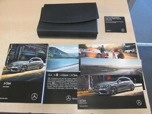 MERCEDES A-CLASS W176 OWNERS MANUAL HANDBOOK 2015-2018 WALLET - Picture 1 of 1