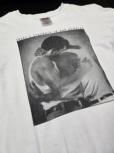 Vintage Stop AIDs Project Promo T-Shirt, Gr. L 21x29", Single Stitch, selten, 90er - Bild 1 von 20