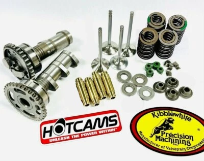 DRZ400 DRZ DR-Z 400 Stage 2 Hot Cams Hotcams Kibblewhite +1 Valves Springs Kit - Image 1 of 2