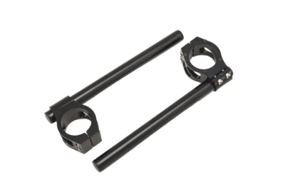 Pareja Semimanubrios Honda Yamaha Manillares Diámetro 43mm En Aluminio Negro - Imagen 1 de 4