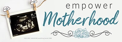 Pegatina de parachoques Empower Motherhood Pro-Life Foto 1 de 1