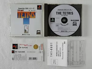 The TETRIS SuperLite 1500 PS1 SUCCESS Sony Playstation Spine From Japan - Picture 1 of 7