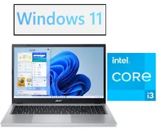 15,6 Notebook Acer EX15 Intel i3 3,8Ghz 8Kern 8/256GB SSD Windows 11 Office 2022