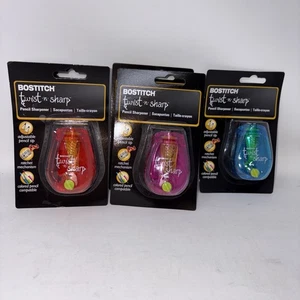 Bostitch Twist-n-Sharp Pencil Sharpener, for Kids & Colored Pencils, Assorted - Picture 1 of 2