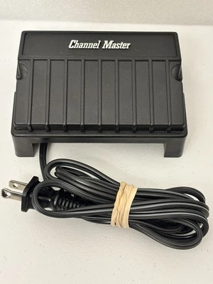 Channel Master 0064C Preamplifier Antenna Power Supply Black 117 VAC 4W 60 Hz - Image 1 of 4