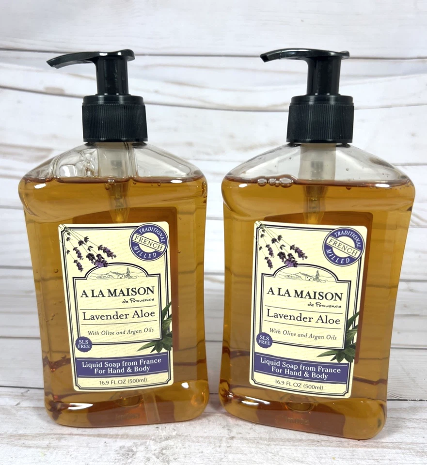 a La Maison 0702852 French Liquid Soap Lavender Aloe - 16.9 FL Oz