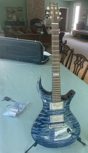 Driskill Diablo Blue Quilted Maple top Guitar Serial #0403081 - Picture 1 of 17