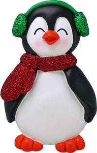 Penguin Boy Blank Male Personalized Christmas Tree Ornament - Picture 1 of 1