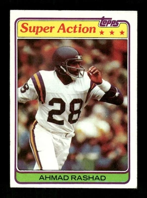 1981 Topps #457 Ahmad Rashad EX/NM Vikings BXCP20 - Image 1 of 2