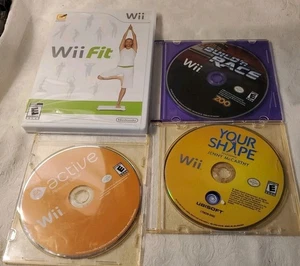 Wii 3 Fitness Spiele Konvolut + Build'n Race - Bild 1 von 5