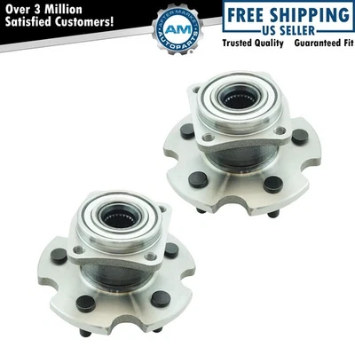 Rear Wheel Bearing & Hub Assembly LH RH Pair for Toyota Matrix Pontiac Vibe AWD - Image 1 of 4