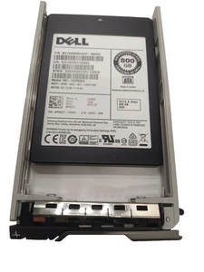 DELL 800GB SATA 6Gbps Write Intensive 2.5'' SSD 0PRK2T  MZ-7KM800A with Caddy - Picture 1 of 3