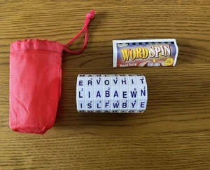 Geospace WORD SPIN SCRAMBLE Vintage Hand-Held Word Game Magnetic VGC - Picture 1 of 4