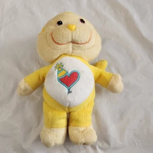 Peluche scimmia cuore giocoso Care Bear Cousins 9" peluche 2004 giallo giocattolo - Foto 1 di 4