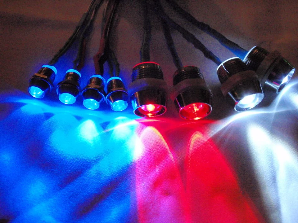 RC LED lights SC SC10 Arrma Felony Kraton Slash 2W2R 10mm 4B 5mm JR And JST Plug - Image 1 of 1