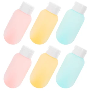 6 Pcs Skin Care Product Set Travel Size Bottle Empty Bottles Shampoo - Picture 1 of 12