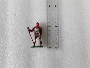 Chevalier figurine Starlux moyen âge longue épée rouge JOU 1 - Imagen 1 de 2