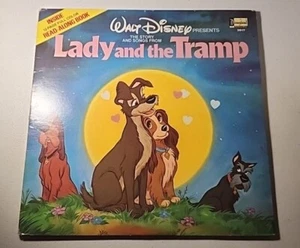 DISNEY Lady And The Tramp 1980 VINYL LP w Book Disneyland 3917 Walt Disney - Picture 1 of 2