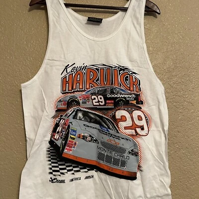 Vintage Nascar Kevin Harvick #29 Chase Deadstock Graphic Tank To Shirt Sz Medium - Image 1 of 4