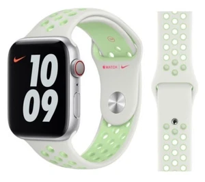 Original Apple Watch Nike Sportband S/M+M/L 38/40/41 mm Spruce Aura/Vapor Green - Bild 1 von 1