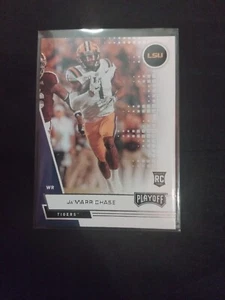 Ja'marr Chase 2021 Panini Chronicles Playoff Draft Picks #383 Bengals RC - Picture 1 of 4