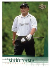 Shigeki Maruyama - Checklist # 1 (PGA GOLF Card) 2001 Upper Deck Golf # 196 MT
