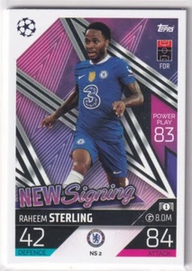 Juego de actualización Topps Match Attax Champions League 22/23 Nº NS 2 Raheem Sterling - Imagen 1 de 1