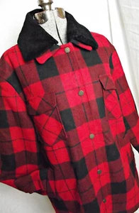 NEW NWOT Pendleton Womens Coat Red Buffalo Plaid Wool Bld XL - Bild 1 von 11