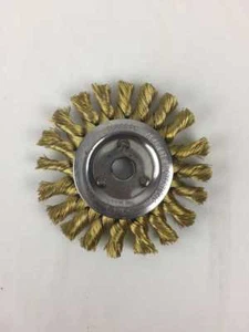 Osborn Brass Wire Wheel 3" OD x 3/8" AH - Picture 1 of 3