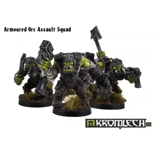 Kromlech BNIB Armoured Orc Assault Squad (10) - Picture 1 of 9