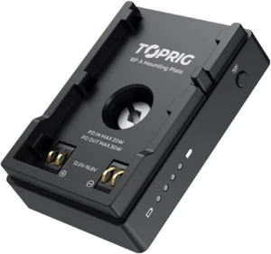 ACCSOON BC-08 TOPRIG BP-A Battery Mounting Plate Adapter 30W PD USB Fast Charger - Picture 1 of 9