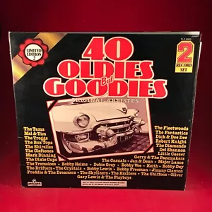 VARIOUS 40 Oldies But Goodies 1978 UK Double Vinyl LP Dobie Gray Rock & Roll - Picture 1 of 6