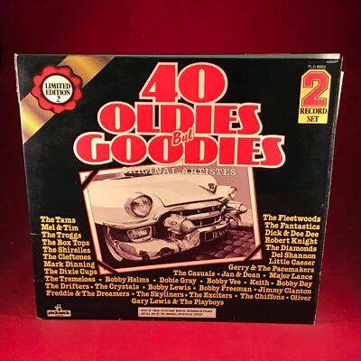 VARIOUS 40 Oldies But Goodies 1978 UK Double Vinyl LP Dobie Gray  Rock & Roll - Image 1 of 4