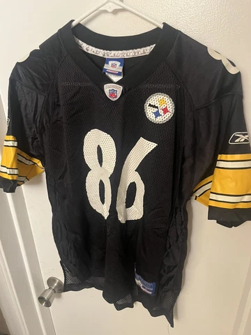 PITTSBURGH STEELERS REEBOK HINES WARD #86 JERSEY - YOUTH LARGE (14-16) Cover