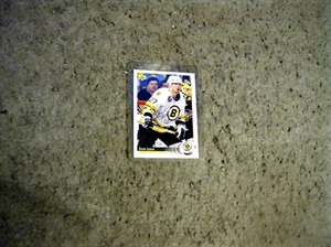 Steve Leach Boston Bruins 1992 Upper Deck #61 Autographed Hockey Card - Picture 1 of 1