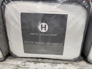 Hotel Collection White Goose Down Heavy Weight King Comforter $1080 - Picture 1 of 3