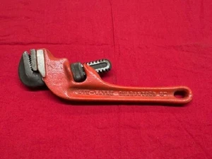 NYE Tool Heavy Duty Offset Pipe Wrench, 8", 1" Capacity, Steel Vintage! - Picture 1 of 6