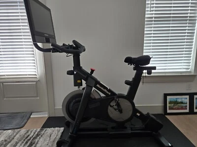 NordicTrack S22i exercise bike w/mat - Image 1 of 4