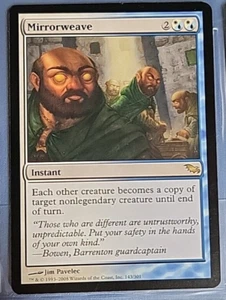 MTG Mirrorweave Shadowmoor 143/301 Regular Rare - Picture 1 of 2