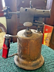 Alte antike Vintage WENDER Messing funktioniert Messing Lötlampe ~ Bergahorn, Ill. USA - Bild 1 von 8