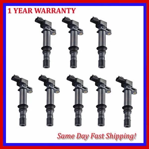 For Dodge Jeep Mitsubishi UF270 C1231 C1653 3.7L 4.7L Ignition Coil Set 8PCS New - Picture 1 of 3