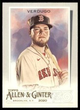 2020 Topps Allen and Ginter Base #236 Alex Verdugo - Boston Red Sox