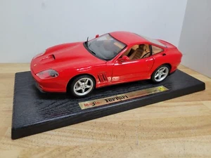 Maisto Red Ferrari Special Edition 550 Maranello 1:18 Die Cast Model Car 1996 - Picture 1 of 11