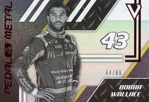 PANINI 2020 CHRONIKEN BUBBA WALLACE #19 64/99 PEDAL ZUM METALL ROT PARALLEL - Bild 1 von 2