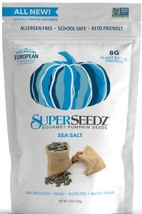 Dry Roasted Pumpkin Seeds - Sea Salt Pepitas Whole 30 Paleo Vegan & Keto Snac... - Picture 1 of 9