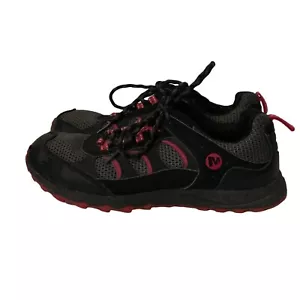 Merrell Performance Wanderschuhe Black & Red Rose Damen 8,5 Outdoor Trails - Bild 1 von 6